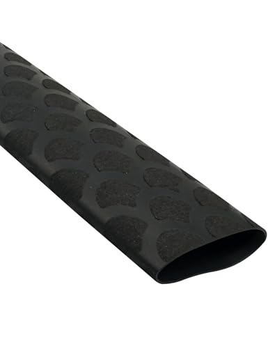 Accering Fishscale Durable Fishing Rod Shrink Wrap (φ20mm, Black) - color: Black, size: φ20mm, L3.3ft