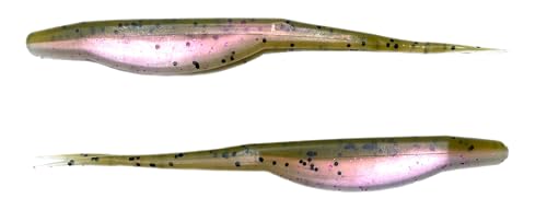 Phat Pak Baits - Drunkin Shad Zoom Super Fluke Style Soft Jerkbait 5" 20ct Soft Plastic Bass Fishing Lure - color: Rainbow Trout