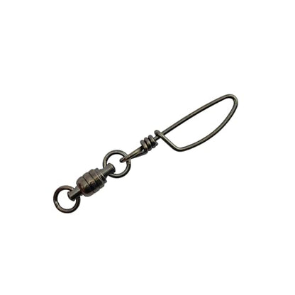 American Fishing Wire Stainless Steel Ball Bearing Snap Swivels with Double Welded Rings - size: 10 pc, #3, 120 lb test, style: 10 Piece