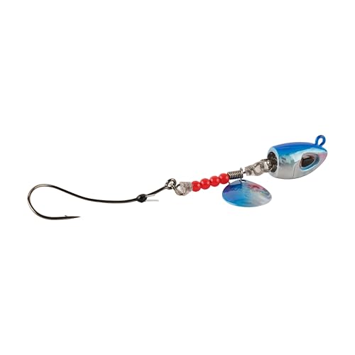 Berkley Bladed Rawler Jig - color: Blue Chrome, size: 1/2 oz - 1/0 Hook Size