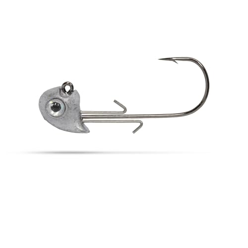 Duckett Fishing Sway Head Jig, Innovative Design for Enhanced Swaying Action and Effective Soft Plastic Rigging - size: 1/8oz