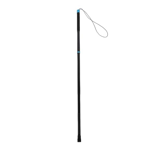 RiToEasysports Carbon Fiber Fishing Net Pole, Lightweight Collapsible Telescopic Design, Extends to 110cm for Increased, with High Density Thread Interface, for Most Fishing