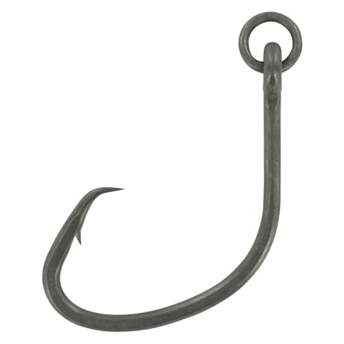 BKK Ringed MUTSU Circle Medium-SS Hook | 3X | Saltwater Super Slide Coating | Hyper Carbon Steel | Forged Shank | Needle Point - size: 4/0