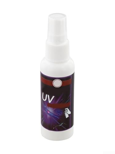 Fishing Attractant Scent Spray 50ml UV Liquid with Fluorescent Effect for Soft Bait and Live Bait in Saltwater or Freshwater Targeting Squid Shrimp Saury Loach