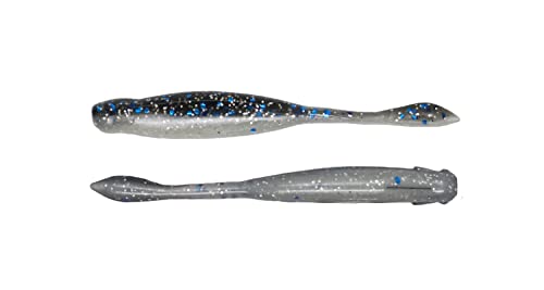X Zone Lures Hot Shot Minnow Lures for Bass and Walleye, Infused with X Zone Scent Formula, 3.25" (8 Pack) - color: Bream