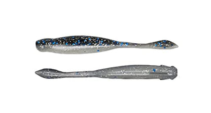 X Zone Lures Hot Shot Minnow Lures for Bass and Walleye, Infused with X Zone Scent Formula, 3.25" (8 Pack) - color: Bream