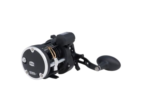 PENN Rival Level Wind Conventional Fishing Reel - size: 15 - Line Counter - Left Hand, style: Old Model