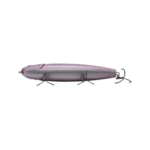Duckett Fishing Super Sound 110 Topwater, High-Impact Walking Lure for Attracting Aggressive Bass Strikes - color: Ausagi Ghost, size: 110 mm