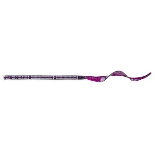 Strike King Zeus Worm Soft Bait - color: 42 - Junebug