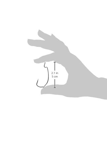 Gamakatsu 25 Pack EWG Offset Worm Hook - color: Black, size: 4/0