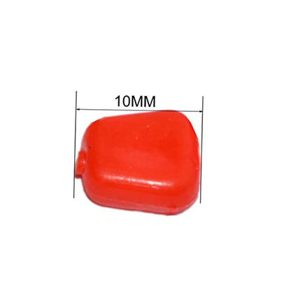 Totority 50Pcs Simulation Floating Fish Lures Artificial Corn Baits for Carp Fishing Reusable PVC Material Freshwater Saltwater Use Red