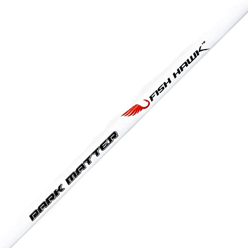 Dark Matter Fishing Rods - Hawk Trout Ultralight Fishing Rod, Medium Fast Action Spinning Rods, Tangle-Free Casting Medium Light Spinning to Fish, Sensitive Carbon Blank Ultralight Rod - White, 6'