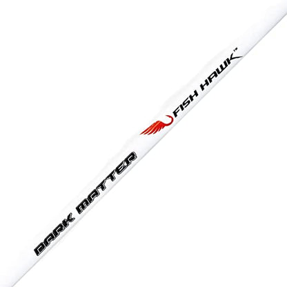 Dark Matter Fishing Rods - Hawk Trout Ultralight Fishing Rod, Medium Fast Action Spinning Rods, Tangle-Free Casting Medium Light Spinning to Fish, Sensitive Carbon Blank Ultralight Rod - White, 6'