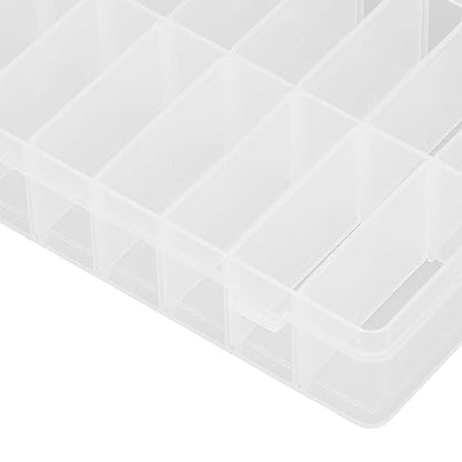 16 Compartment Parts Box Transparent 16 Grids PP Plastic Jewelry Organizer Container Storage Box