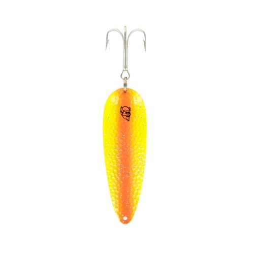 Dardevle Nickel Back 1 oz Fishing Spoons - color: Orange Lantern