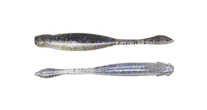 X Zone Lures Hot Shot Minnow Lures for Bass and Walleye, Infused with X Zone Scent Formula, 3.25" (8 Pack) - color: Electric Shad