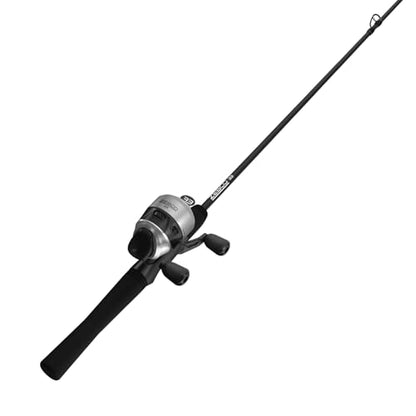 Zebco 33 Spincast Reel and Fishing Rod Combo, 6-Foot 2-Piece Fiberglass Rod with EVA Handle, Quickset Anti-Reverse Fishing Reel with Bite Alert - style: 6 Foot - Spincast - Silver/Black