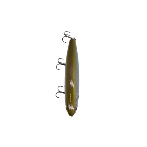 Duckett Fishing Super Sound 110 Topwater, High-Impact Walking Lure for Attracting Aggressive Bass Strikes - color: Ausagi Ghost, size: 110 mm