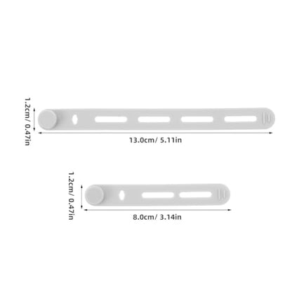 40PCS Silicone Fishing Rod Straps | 3.2 Inch 5.2 Inch Soft & Stretchy Reusable Rod Ties | Rubber Bands Belts for Pole Storage, Cables, Gardening Tools