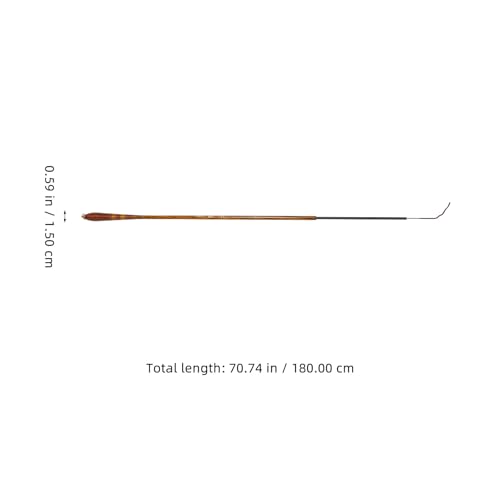 Vaguelly Telescopic Carbon Fiber Fishing Rod Ultra-Light Compact 1.8m Short Handheld Pole for Lake and Stream Winter Angling Backpacking Use