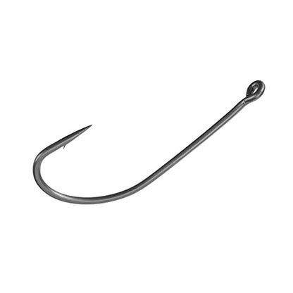 Reaction Tackle Neko Hooks - Weedless Finesse Fishing Hooks for Bass - High Carbon Steel Wacky and Neko Rig Hooks for Soft Plastic Worms (25-Pack) - size: #4 Standard