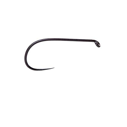 Eupheng 100pcs Plus Best Barbless Competition Fly Fishing Hook Collection, Dry Nymph Strimp&Pupa, Pupa jig Fly Hooks High Carbon Competition Hook - color: Dry Fly Hook EP-9214, size: 12#