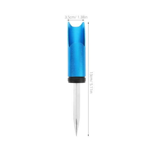 Kisangel Aluminum Alloy Fishing Rod Holder Ground Spike Stand Lightweight Fishing Pole Support Scenarios Including