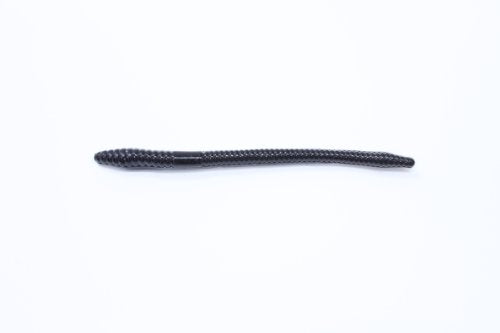 Zoom Bait Finesse Worm Bait-Pack of 20 - color: Black