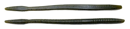 Phat Pak Baits - Slinky Worm Zoom Trick Worm Style Straight Tail Floating Worm Bass Fishing Lure 20ct 6.5" - color: Army Pants