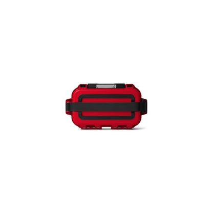 YETI LoadOut GoBox Collection, Divided Waterproof Cargo Case, Dry Box, Camera Case, Fishing Tackle Box - color: Rescue Red, size: GoBox 1