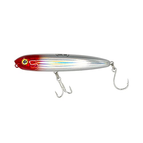 X-Walk™ Topwater Lure - color: Red/Silver, size: 4.5" | 1oz