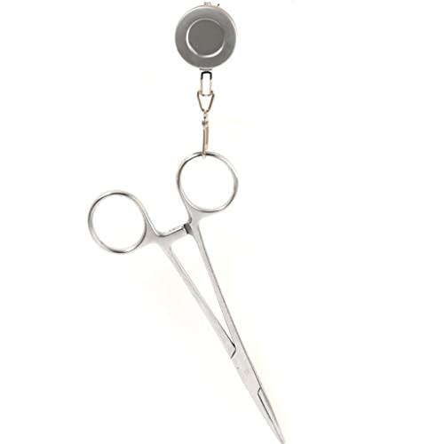 Menolana 8 Silver Retractor Fishing Zinger Clip Keeper Gear Stainless Steel