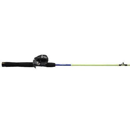 Shakespeare Catch More Fish Spincast Reel and Fishing Rod Combo with Kit - color: Lake/Pond - Yellow, style: 2024 Model