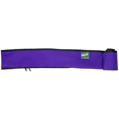 Full-Enclosure Fishing Rod Sleeve Bag Cover Sock Protector. Fits Conventional & Spinning Rods. Made in USA - color: Purple, size: 10' feet (120 inches long), style: 9 inches in circumference