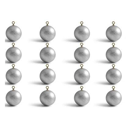 Lead Free Fishing Weights Sinkers 20g-200g Coated Egg Sinkers Cannonball Weights Assorted Sizes Bag and Fishing Weights Assortment Box Non-Lead Fishing Weights Saltwater Freshwater - style: 20g(0.7oz)-16pcs