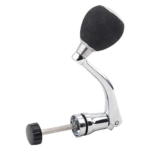 Reel Replacement Power Handle Metal Rocker Arm Grip for Spinning Fishing Reel (4000 5000 6000 Large Size) - color: Silver, size: 4000 5000 6000 large size