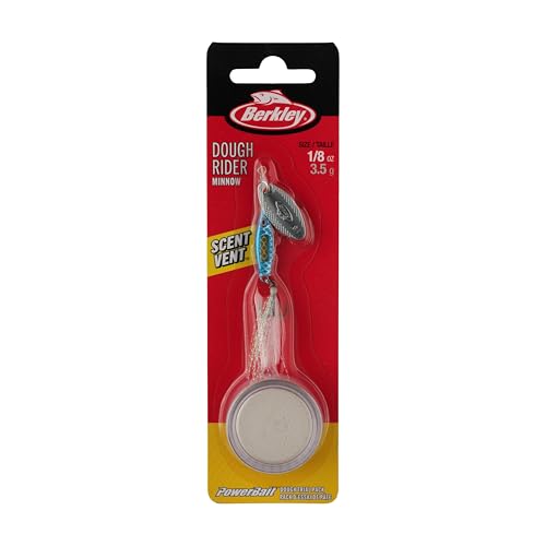 Berkley Berkley Dough Rider Minnow - color: Metallic Blue, size: 1/8 oz - 10 Hook Size