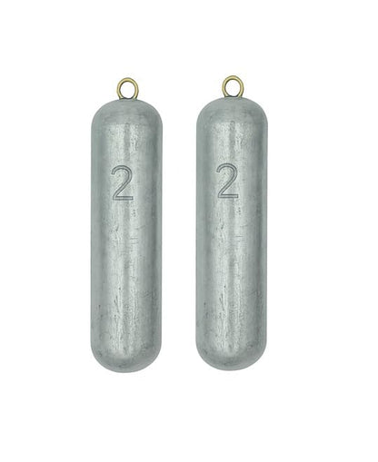Deep Drop Fishing Lead Weight Sinker, 2lb-5lb Available, Fits in Rodholder, Made in The USA - size: 2-2lb