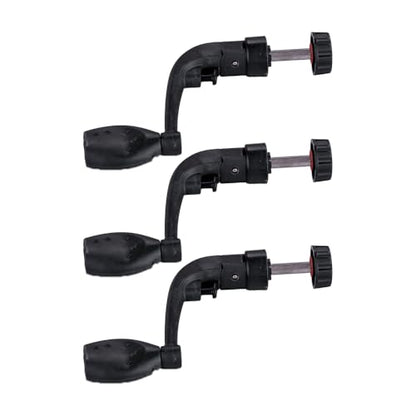 3-Pack Fishing Reel Handles - Plastic Knobs with 2cm Hex Core - Replacement Cranks for Spinning Reels & Casting Reels