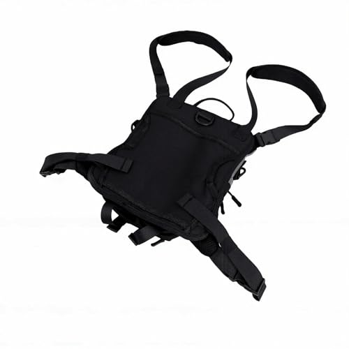 Fly Fishing Chest Pack, Lightweight Tackle Bag, Convertible Fishing Vest with Adjustable Straps, Ideal for Outdoor Wading (Gray)