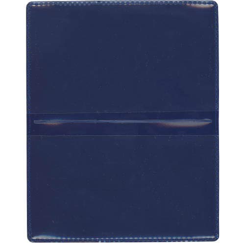 StoreSMART Navy Blue Folding Business Card Holders - 20 Pack - Polypropylene Plastic (RPP2915NB20) - color: Navy Blue, size: 20-Pack