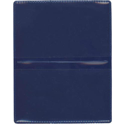 StoreSMART Navy Blue Folding Business Card Holders - 20 Pack - Polypropylene Plastic (RPP2915NB20) - color: Navy Blue, size: 20-Pack