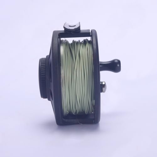 YYKBlueSky 5/6wt Fly Fishing Reel, Aluminum/Plastic Frame Optional, Smooth Drag System, Pre-Loaded Line Set (Including WF5F Floating+20LBS Backing+4X/5X/6X Taper Leader+4X/5X/6X Tippet) - style: For Fly Fishing