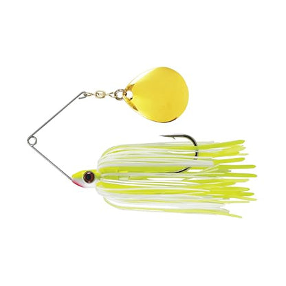 Redman Spinner Bait by Jimmy Houston, 3/8 Ounce Colorado Spinnerbait - color: Chartreuse/White