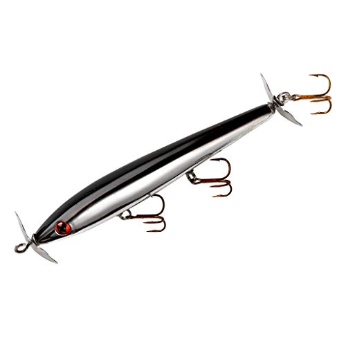 Cotton Cordell Boy Howdy Topwater Fishing Lure - color: Chrome/Black Back, style: Dual Propeller
