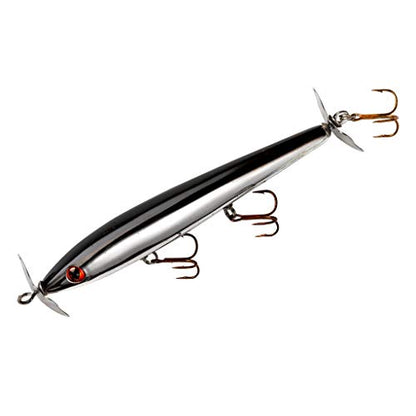 Cotton Cordell Boy Howdy Topwater Fishing Lure - color: Chrome/Black Back, style: Dual Propeller