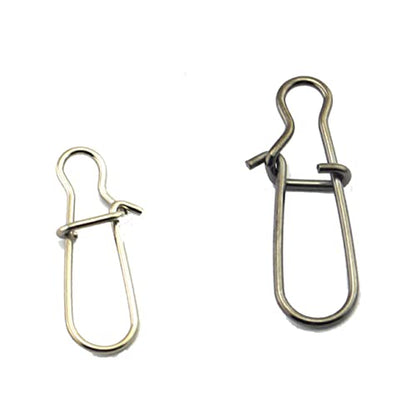 VICASKY 100pcs Fishing Safety Pin Connectors Metal Material Fishing Gear Supplies