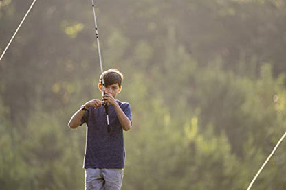 Abu Garcia 5’6" Ike Dude Youth Fishing Rod and Reel Spincast Combo, 2-Piece Rod, Size 6 Reel, Right Handle Position,White - style: Ike Dude Spincast (New Model)