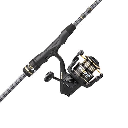 Abu Garcia Prime Spinning Reel and Fishing Rod Combo - color: Black, size: 3000 Size Reel - 7' - Medium - 1pc