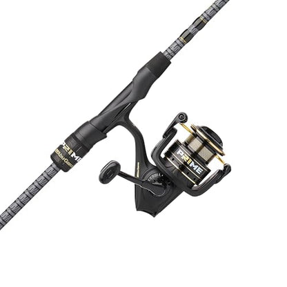 Abu Garcia Prime Spinning Reel and Fishing Rod Combo - color: Black, size: 3000 Size Reel - 7' - Medium - 1pc